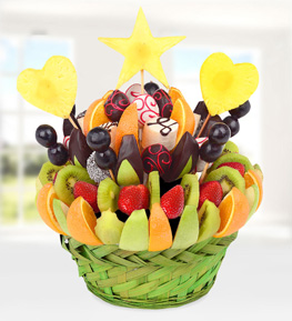 Colorful Festival Celebration Basket