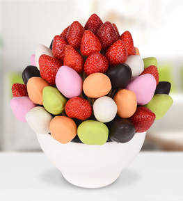 Harmony of Colourful Strawberries