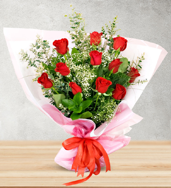 11 Red Roses Bouquet
