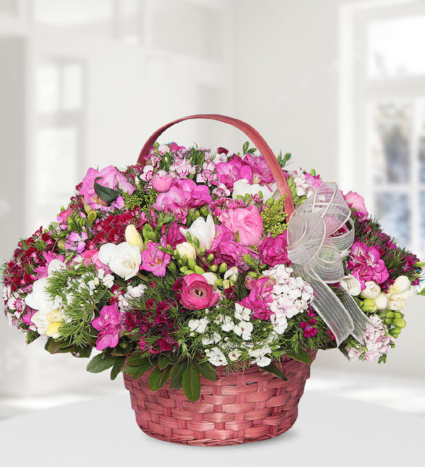 Wildflowers in Basket