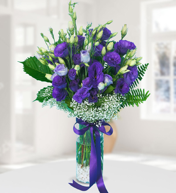 Purple Lisianthus Flowers