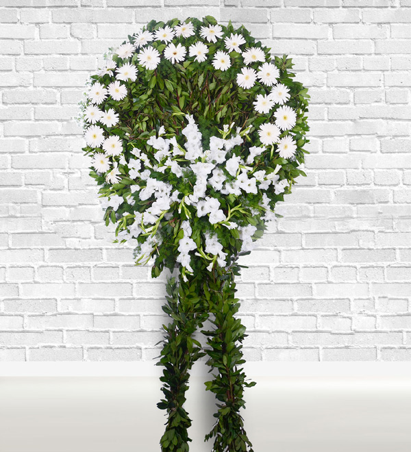 White Wreath for Ceremonies