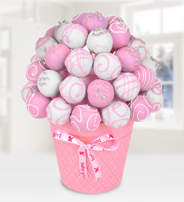 Welcome Baby Pink Celebration Bouquet