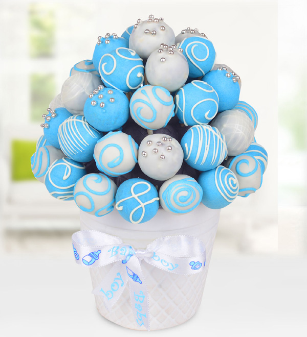 Welcome Baby Blue Celebration Bouquet