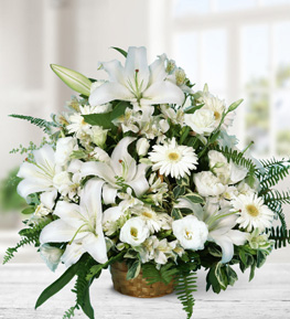 Send flowers Turkey, Lilium and White Gerberas from 107USD