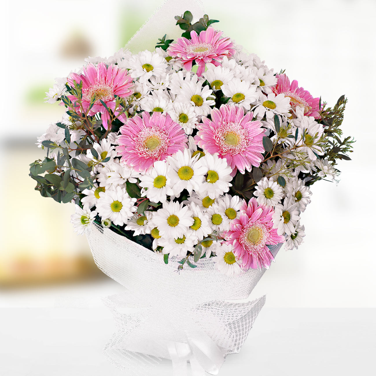 Send flowers Turkey, Daisy and Gerbera Bouquet from 22USD